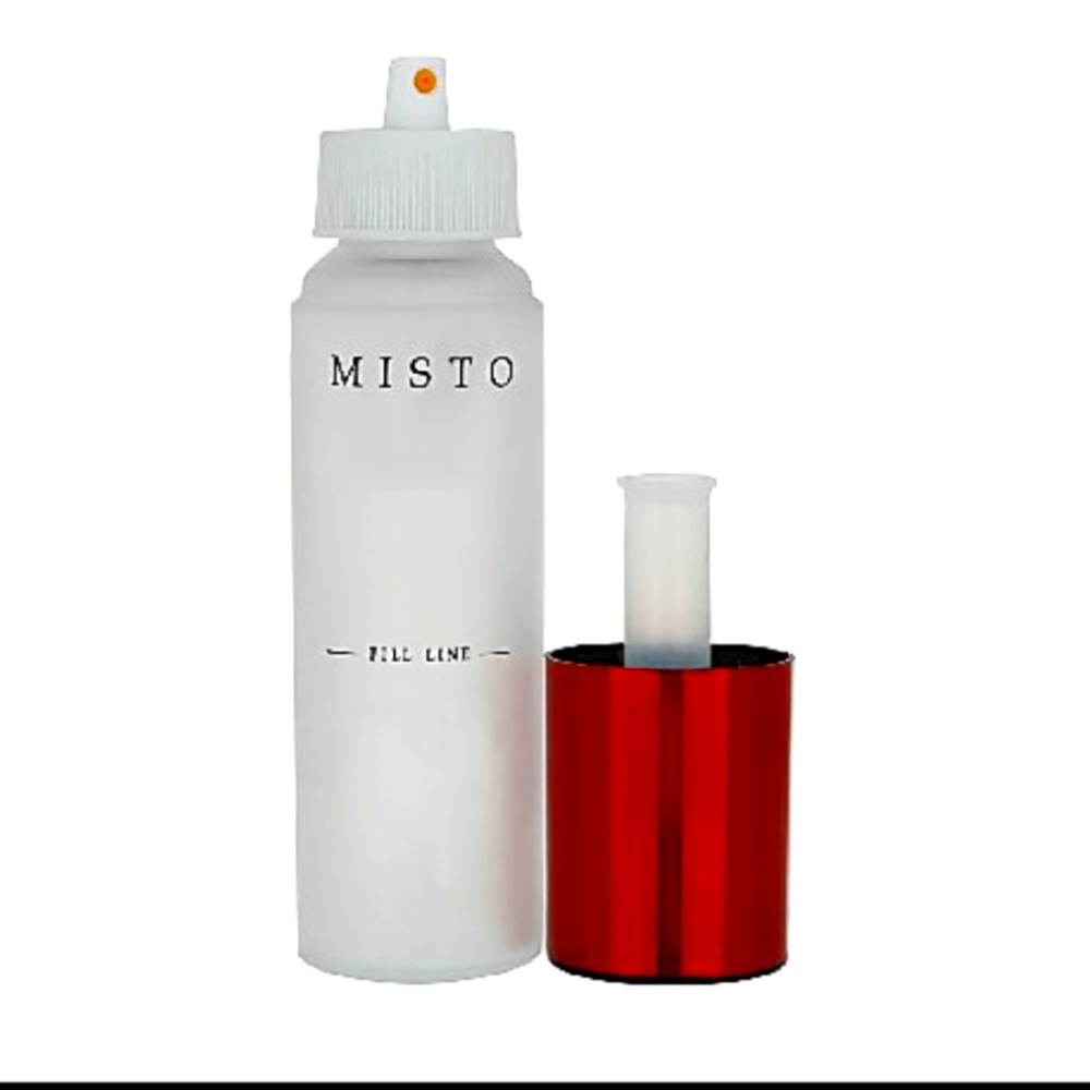 Misto Set of 2 Glass Oil Sprayers Red